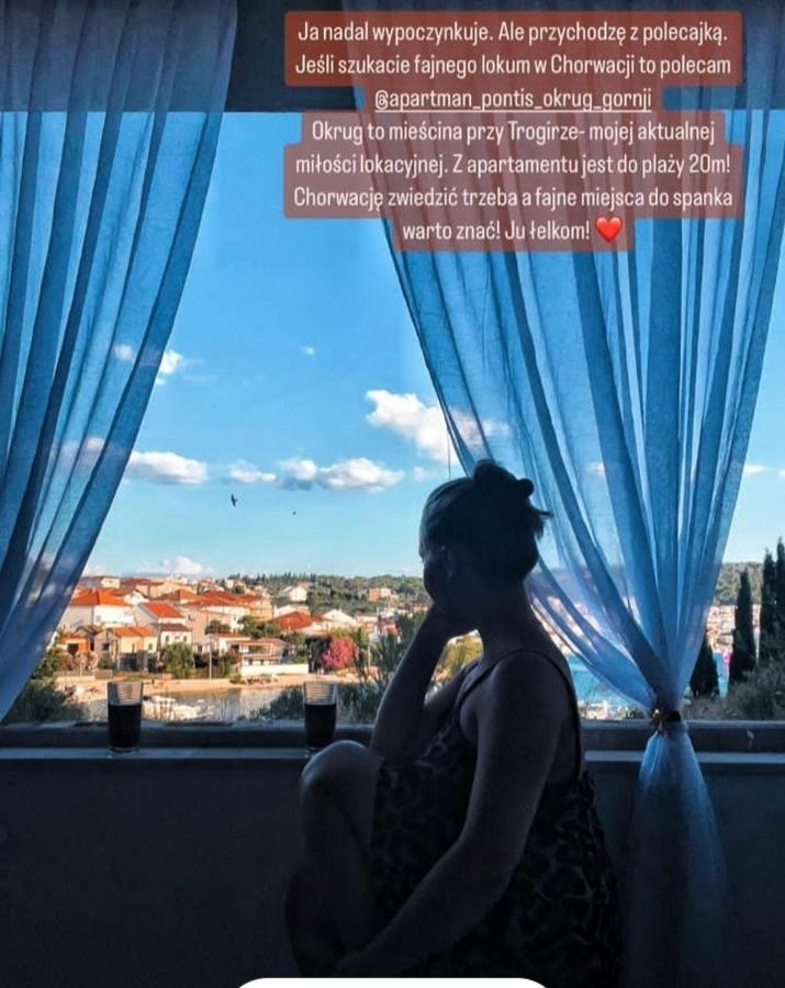 Apartman Pontis Okrug Gornji Trogir Extérieur photo
